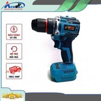 Thân máy khoan pin nội địa, Chân phổ thông M21 4cm,Không chổi than, Đầu kẹp thép autolock 10 mm