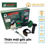Thân Máy Mài Góc Dùng Pin DEKTON M21-AG100S Chân Pin Phổ Thông