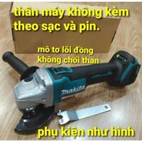 Thân máy mài pin makita động cơ không chổi than kèm Pin 15 cell
