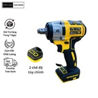 Thân máy siết bulong Dewalt 380Nm chân pin phổ thông M21 động cơ không chổi than