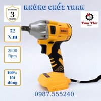 Thân máy siết bulong Dewalt 99v không chổi than đầu  2 trong 1, 100% dây đồng