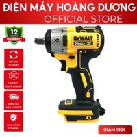 Thân máy siết bulong Dewalt 380Nm chân pin phổ thông M21 động cơ không chổi than