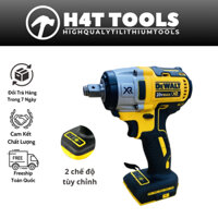 Thân máy siết bulong Dewalt 380Nm chân pin phổ thông M21 động cơ không chổi than