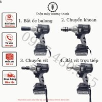 Thân Máy siết bulong HITACHI,Máy khoan cầm tay,Máy bắn vít 199v không chổi than,đầu 2 trong 1[LOẠI 1]
