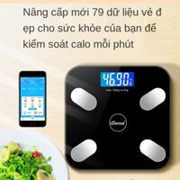 Thân máy thông minh iSense cân điện tử cân mỡ dùng trong gia đình Cân chính xác kết nối Bluetooth để đo lượng mỡ và cơ t