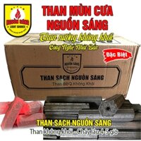 Than mùn cưa Nguồn Sáng (10 kg) lục giác A- Than Không khói. Uy Tín tại TP.HCM