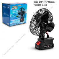 Thân quạt Tích Điện Chân Pin Phổ Thông | Quạt Pin  8inch Sử Dụng Pin 14.4 - 21V chân pin 4cm