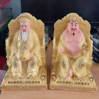 thần tài ông địa ghế rống vàng ( bột đá )