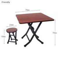 [Thân thiện] Bộ bàn và ghế gấp nội thất mini nhà búp bê 1: 12 với 4 mẫu ghế Boutique