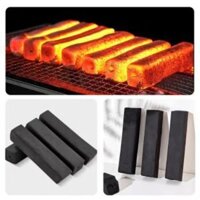 Than tre khối chữ nhật ít khói chuyên dùng nướng BBQ, tiện lợi, an toàn, không mùi, hộp 3kg kèm cồn khô