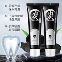 Than tre Làm Trắng Kem Đánh Răng Loại Bỏ Răng Vàng Loại Bỏ Vết Bẩn Răng Khói Hơi Thở Tươi Loại Bỏ Mùi Than Hoạt Tính 2.23