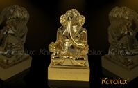 Thần voi Ganesha mạ vàng may mắn và thông thái