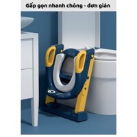 Thang bô vệ sinh, nắp thu nhỏ bồn cầu có thang cho trẻ em
