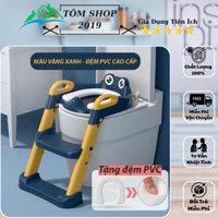 Thang bô vệ sinh V-BABY Có Nắp Thu Nhỏ Bồn Cầu Gấp Gọn Tiện Lợi Dùng Cho Trẻ Em