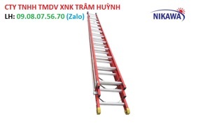 Thang cách điện ba đoạn Nikawa NKL-110, 1100cm