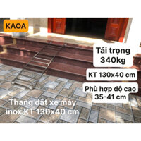 Thang dắt xe máy thông minh inox  KT 130×40 cm ( bảo hành 12 tháng )