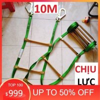 Thang dây 10M, chịu lực 3 tấn, Thang dây thoát hiểm, thang dây cứu sinh