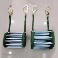 Thang dây thoát hiểm - Bậc thang bằng ống sắt trắng ( loại 5M )