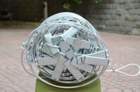 Thang dây thoát hiểm dây cáp thép, bậc hợp kim nhôm siêu bền, chống cháy, chịu lực cao, chiều dài 10m