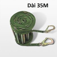 Thang dây thoát hiểm nhà cao tầng cứu hộ cứu nạn - Dài 35M - Đã bao gồm 2 móc