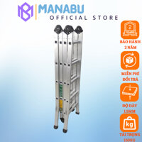 Thang gấp 4 khúc 2.5m Boodoor M25