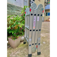 Thang gấp 4 khúc 3 bậc siêu dày, khóa to Tasaki 668 - M3m7