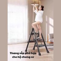Thang gấp gọn chữ A thông minh đa năng cho gia đình, thang gấp 3 4 5 tầng chịu tải 200kg, chất liệu thép carbon dày dặn