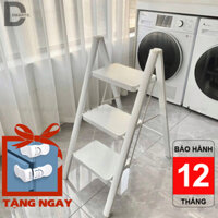 Thang gấp gọn thông minh đa năng cho gia đình, thang gấp 2 3 4 tầng chịu tải 150kg, chất liệu thép carbon dày dặn