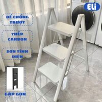Thang gấp gọn thông minh đa năng cho gia đình, thang gấp 2 3 4 tầng chịu tải 150kg, chất liệu thép carbon dày dặn
