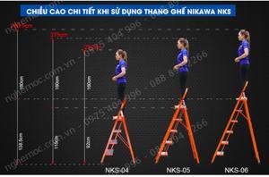 Thang ghế 4 bậc Nikawa NKS04