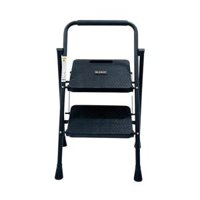 Thang ghế gia đình 2 bậc SUMIKA A202 (Màu Đen), chiều cao 46cm