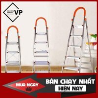 Thang Ghế Inox 3,4,5,6,7 Bậc Tiêu Chuẩn EN131 [HÀNG NỘI ĐỊA]