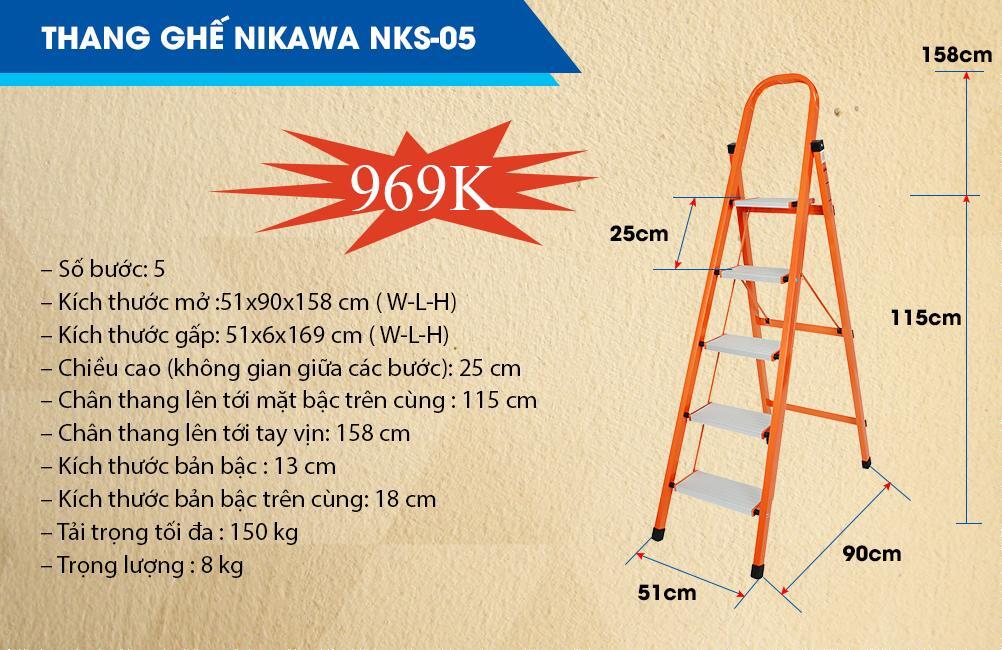 Thang ghế Nikawa NKS-05