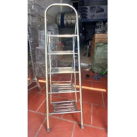 Thang inox 5 bậc gấp gọn