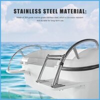 Thang Inox Cho Bể Bơi Tàu Leo Thang Chống Trơn Trượt 2 Bước Mở Rộng Kính Thiên Văn Bơi Bước Dễ Dàng huebasevn