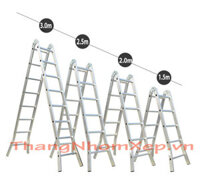 Thang nhôm chữ A nikita 2,5m nika-25