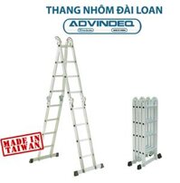 Thang nhôm đài loan gấp đa năng 4 đoạn khóa tự động Advindeq T6-165