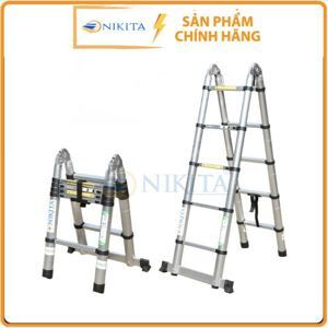 Thang nhôm đôi chữ AI Nikita AI38