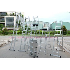 Thang nhôm gấp 4 đoạn AMECA AMC-M204