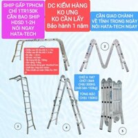 Thang nhôm gấp 4 đoạn chữ A 1m7 điện lạnh công trình