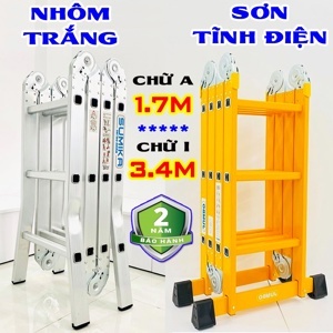 Thang nhôm gấp 4 đoạn Jumbo B303 - 3.6m