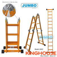 Thang nhôm gấp 4 đoạn Jumbo B303 - 3.6 mét