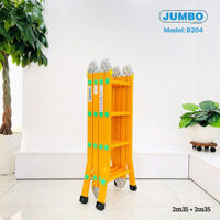 Thang nhôm gấp 4 đoạn JUMBO B204