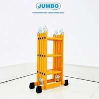 Thang nhôm gấp 4 đoạn JUMBO B303, chữ A cao 1.7m