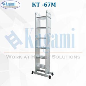 Thang nhôm gấp 4 đoạn Kagami KT-67M