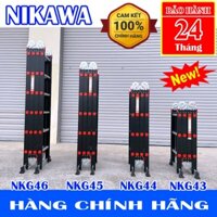 Thang nhôm gấp 4 đoạn Nikawa NKG44 - chữ A: 2.3m duỗi thẳng 4.6m