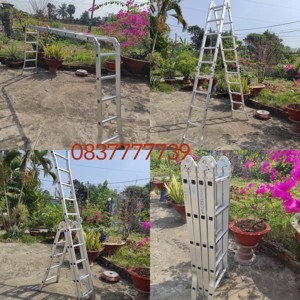 Thang nhôm gấp 4 đoạn Sumika SK-605