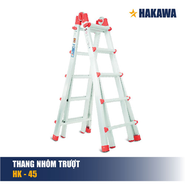 Thang nhôm gấp 4 khúc Hakawa Hk-404 New