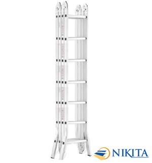 Thang nhôm gấp 4 khúc Nikita GA80 (NIK74)