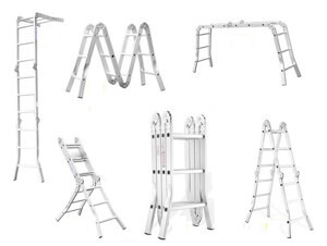 Thang nhôm gấp 4 khúc Nikita NIK34A